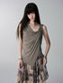 LADYGHOST Ghost Girl Unique Design Slouchy Relaxed Sleeveless Women&