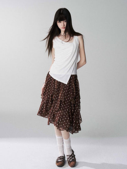 LADYGHOST Ghost Girl Unique Design Slouchy Relaxed Sleeveless Women&