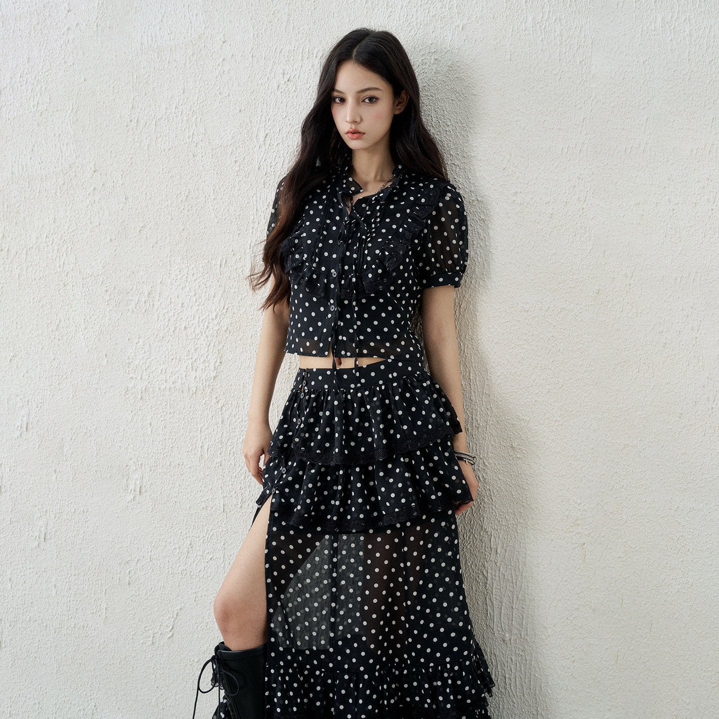 LADYGHOST_Ghost_Girl_Vintage_Black_Polka_Dot_Women&