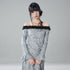 LADYGHOST_Ghost_Off_Shoulder_Flared_Sleeve_Slim_Fit_Women&