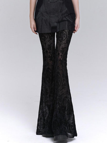 LADYGHOST Ghostly Black Gothic Subculture Slimming Women&