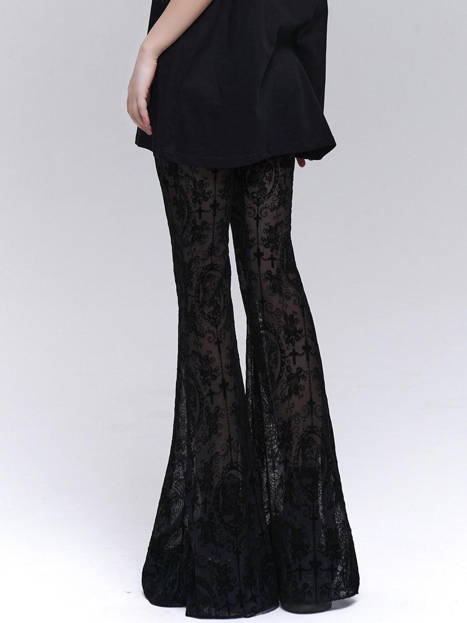 LADYGHOST Ghostly Black Gothic Subculture Slimming Women&