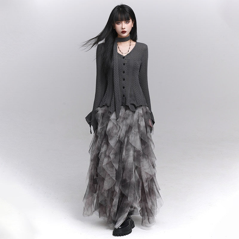 LADYGHOST_Ghostly_Black_Gray_Asymmetric_Layered_Women&