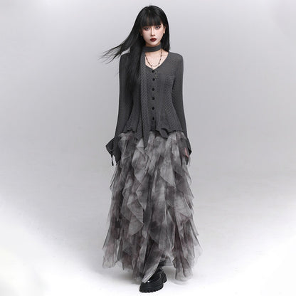 LADYGHOST_Ghostly_Black_Gray_Asymmetric_Layered_Women&