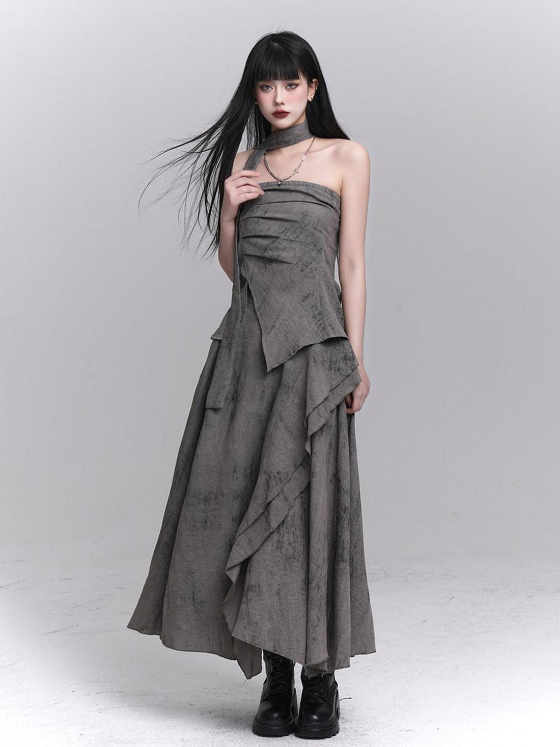 LADYGHOST Ghostly Bustier And Long Skirt Northwest Wasteland Women&