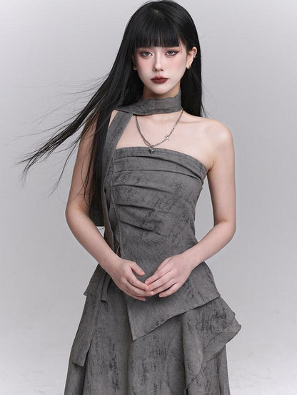 LADYGHOST Ghostly Bustier And Long Skirt Northwest Wasteland Women&