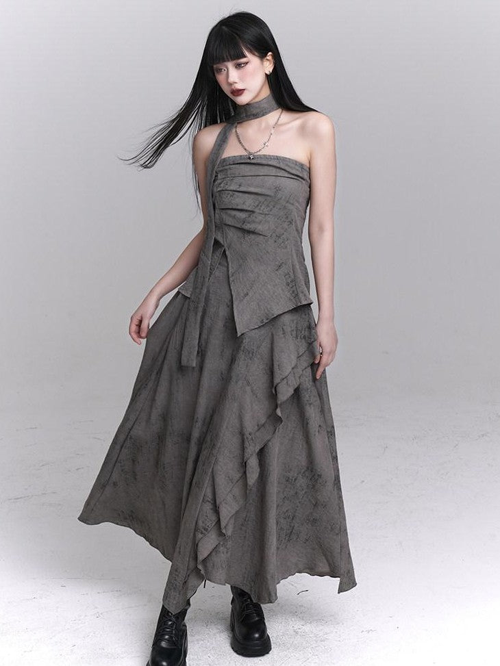 LADYGHOST Ghostly Bustier And Long Skirt Northwest Wasteland Women&