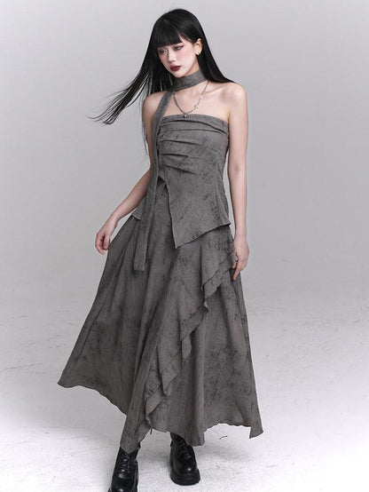 LADYGHOST Ghostly Bustier And Long Skirt Northwest Wasteland Women&