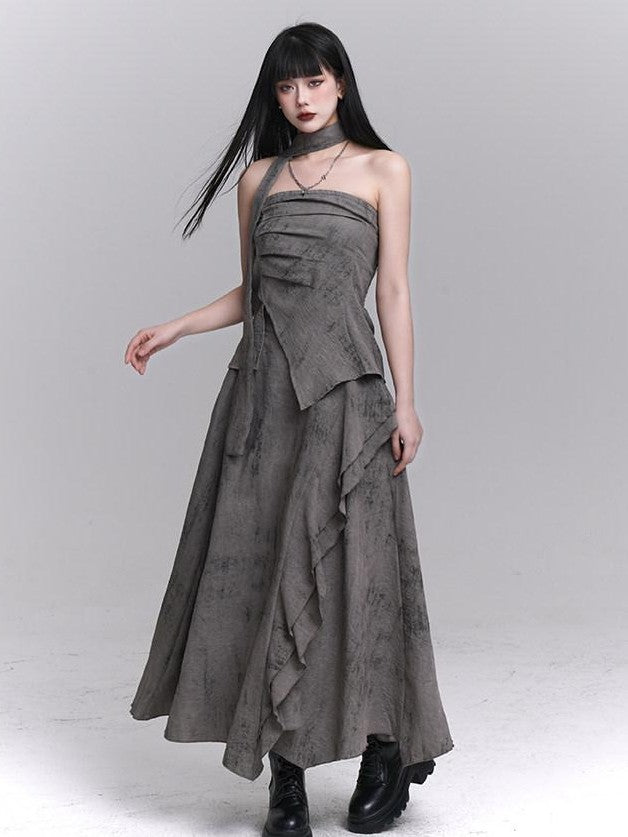 LADYGHOST Ghostly Bustier And Long Skirt Northwest Wasteland Women&