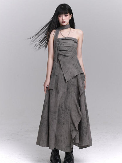 LADYGHOST Ghostly Bustier And Long Skirt Northwest Wasteland Women&