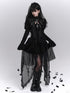LADYGHOST Ghostly Dark Gothic Cross Bustier Corset Women&