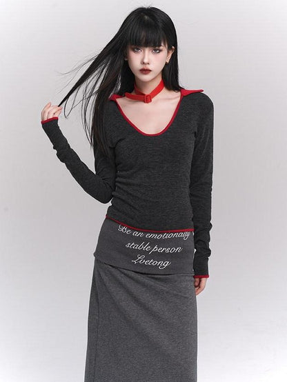 LADYGHOST Ghostly Ethereal Gray Chic Women&