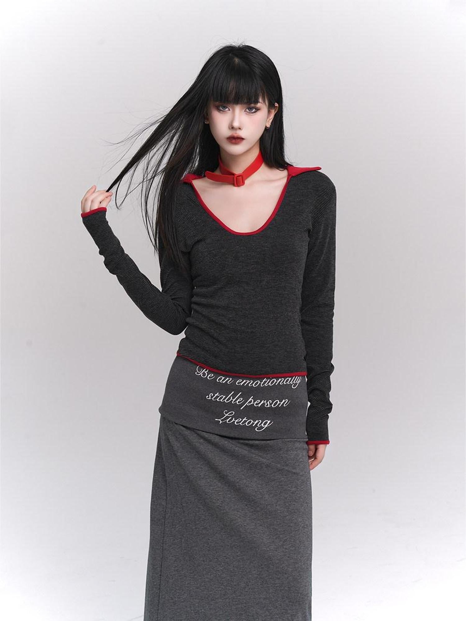 LADYGHOST Ghostly Ethereal Gray Chic Women&