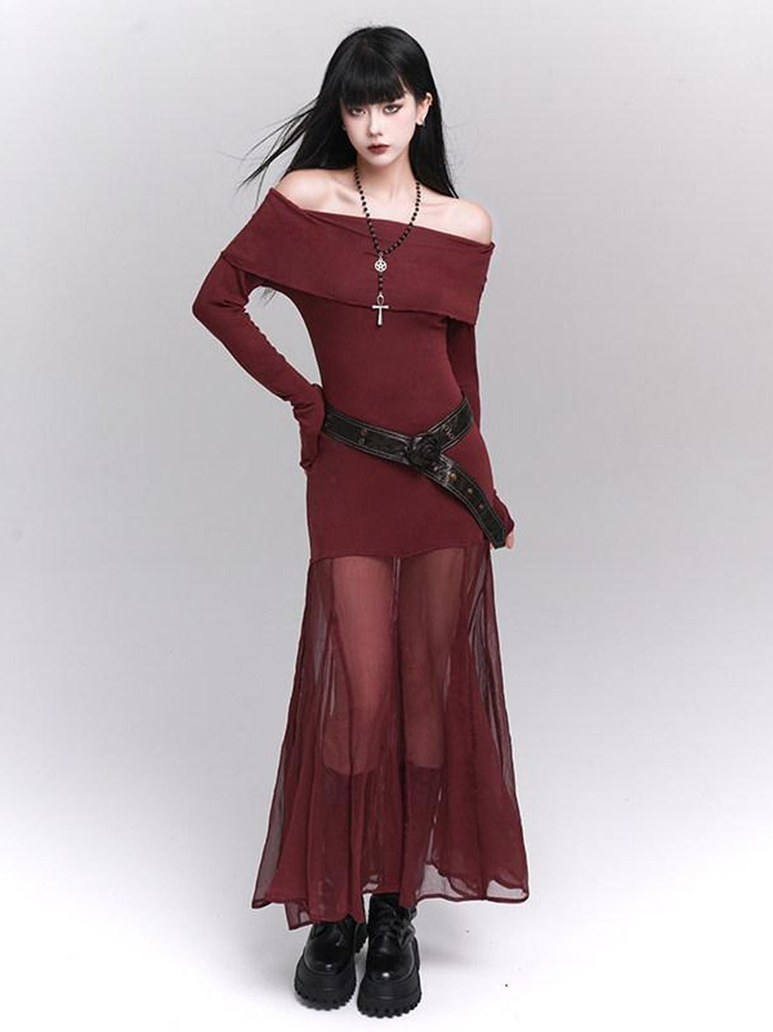 LADYGHOST Ghostly Girl Dark Gothic Niche Women&