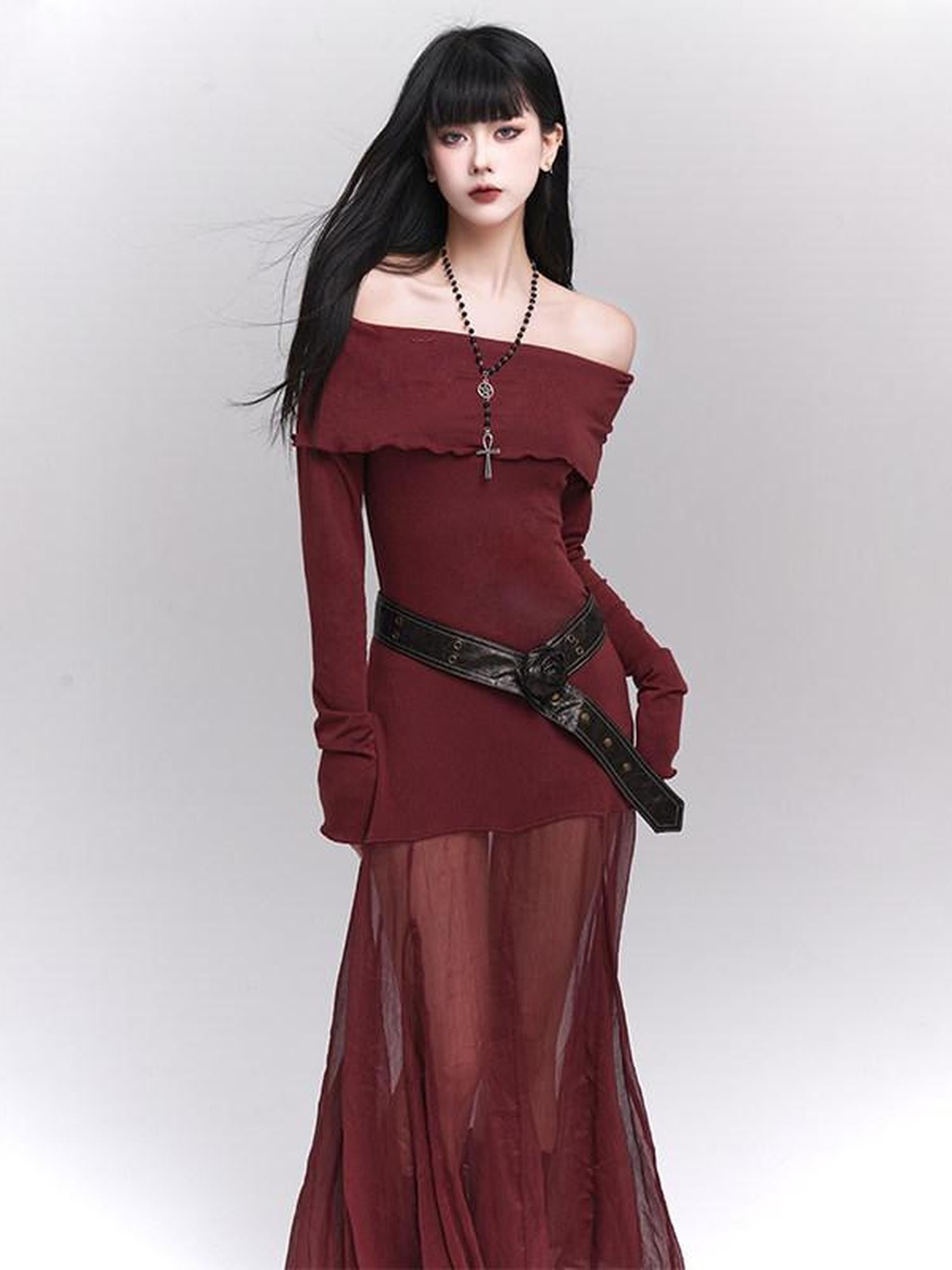 LADYGHOST Ghostly Girl Dark Gothic Niche Women&