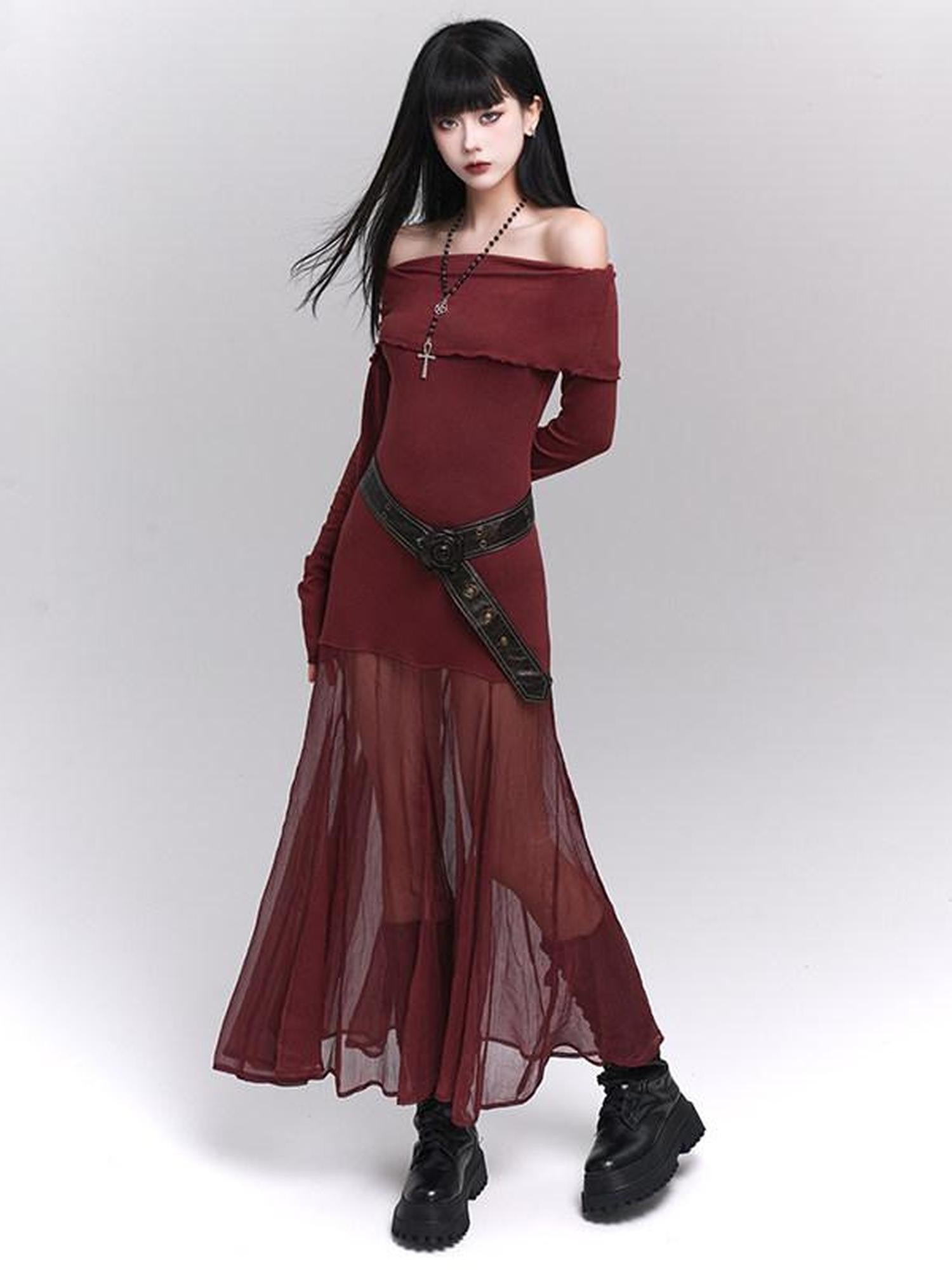 LADYGHOST Ghostly Girl Dark Gothic Niche Women&