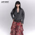 LADYGHOST_Ghostly_Girl_Soft_Gray_V-neck_Slouchy_Korean_Style_Women&