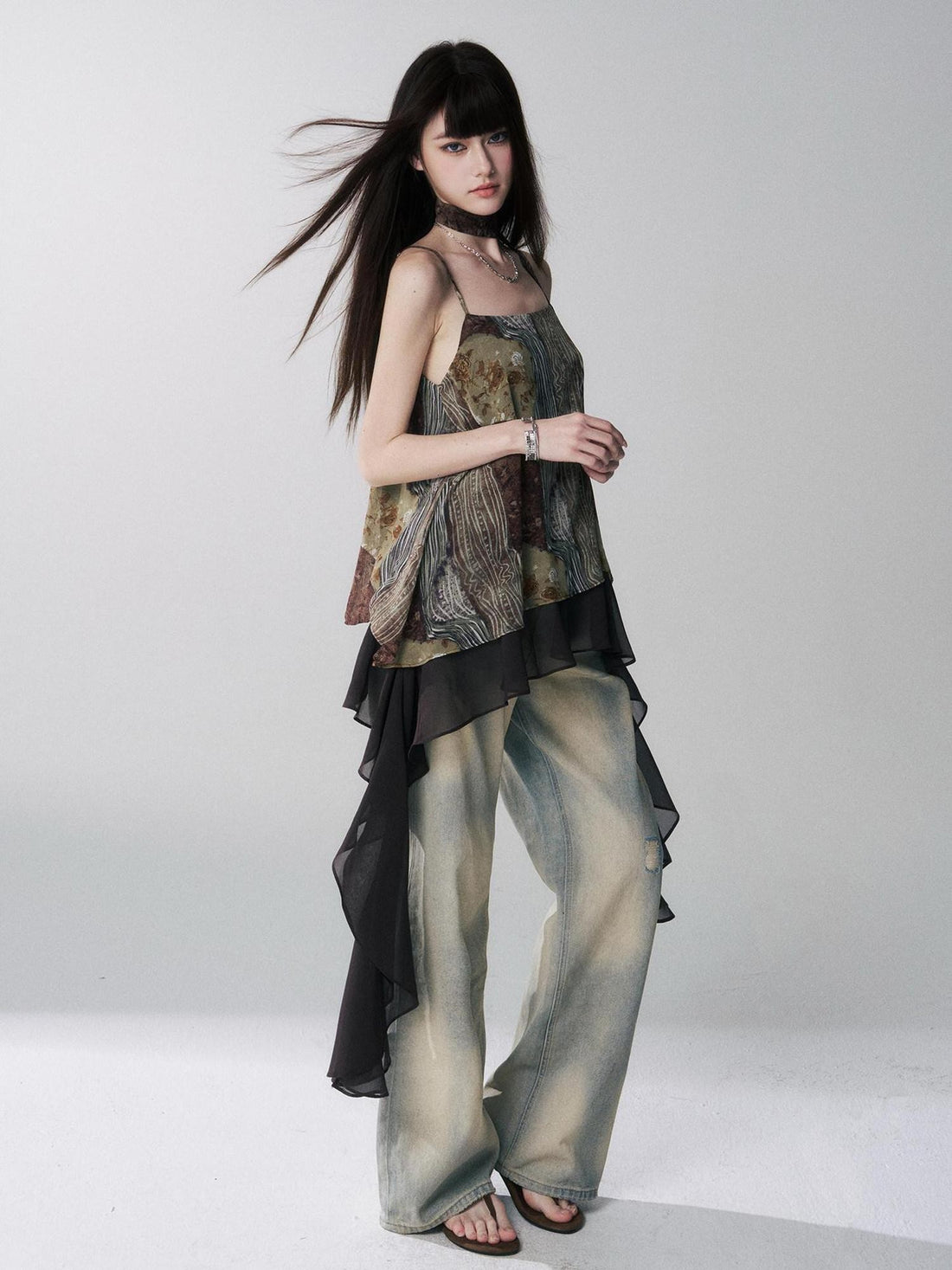 LADYGHOST Ghostly Girl Unique Design Relaxed Fit Women&