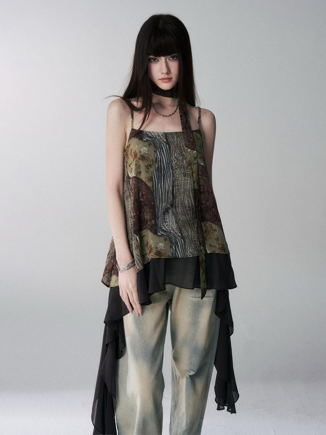 LADYGHOST Ghostly Girl Unique Design Relaxed Fit Women&
