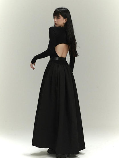 LADYGHOST Ghostly Gothic Black Long Ceremony Women&