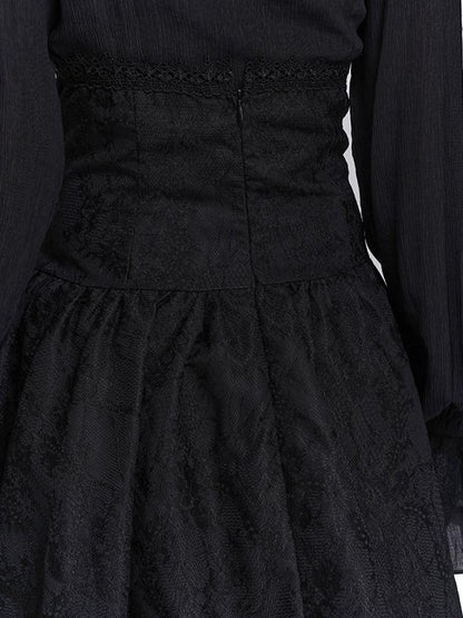 LADYGHOST Ghostly Gothic Dark Subculture High Waist Women&