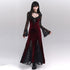 LADYGHOST_Ghostly_Gothic_Fishtail_Red_And_Black_Women&