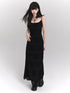LADYGHOST Ghostly Gothic Vintage Spaghetti Strap Cinched Waist Women&