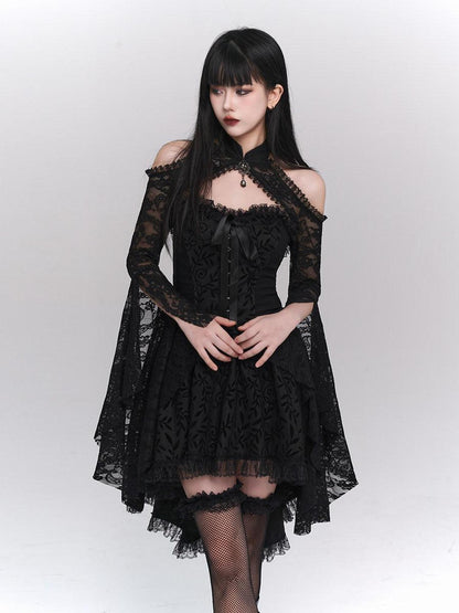 LADYGHOST Ghostly Gothic Vintage Strapless Women&