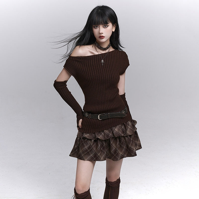 LADYGHOST_Ghostly_Gray_Asymmetric_Shoulder_Women&