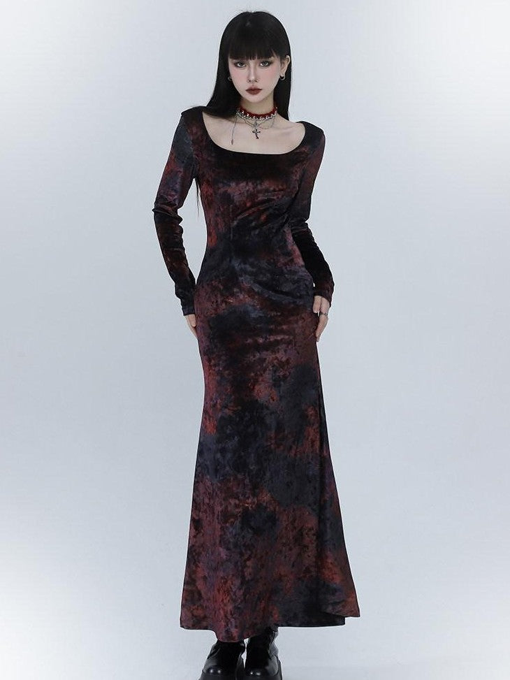 LADYGHOST Ghostly Red Mermaid Fishtail Women&