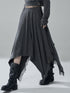 LADYGHOST_Lace_Trim_Batwing_Sleeve_Color_Block_Women&