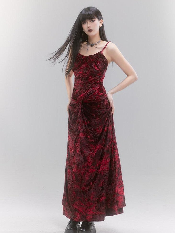 LADYGHOST Red Ghost Girl Bodycon Slim Fit Women&