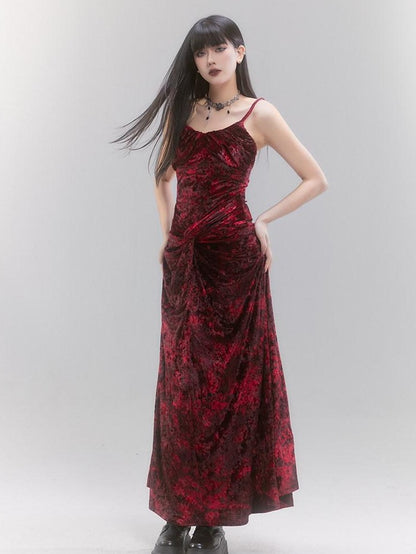LADYGHOST Red Ghost Girl Bodycon Slim Fit Women&