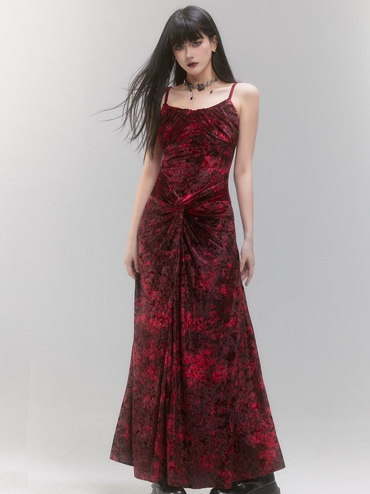 LADYGHOST Red Ghost Girl Bodycon Slim Fit Women&