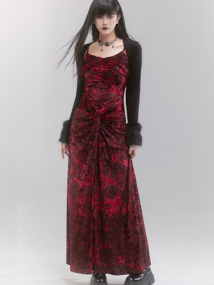 LADYGHOST Red Ghost Girl Bodycon Slim Fit Women&