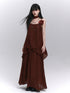 LADYGHOST Red Ghostly Ethereal Aloof Matching Set Women&