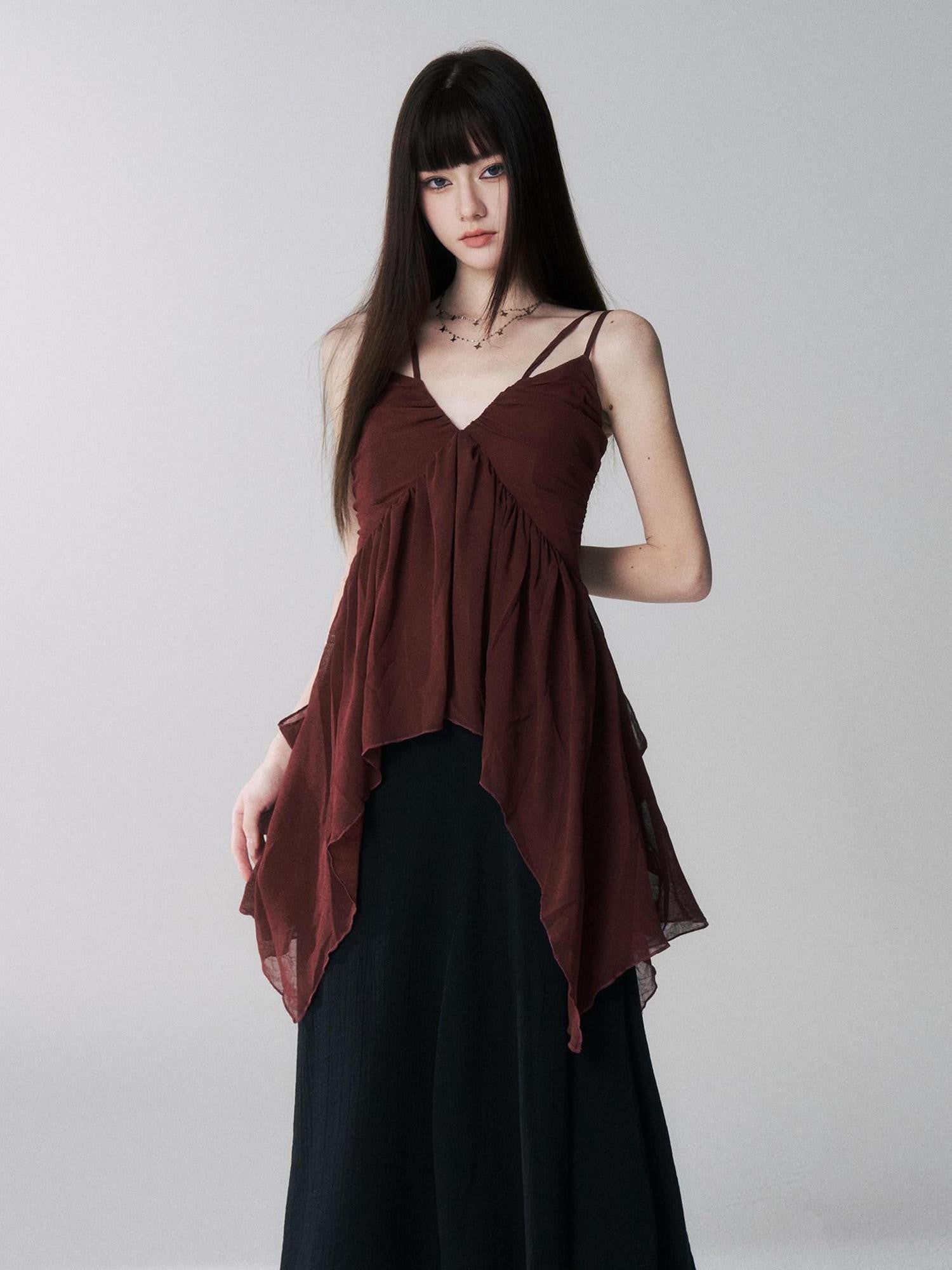 LADYGHOST Red Ghostly Girl Unique Design Women&