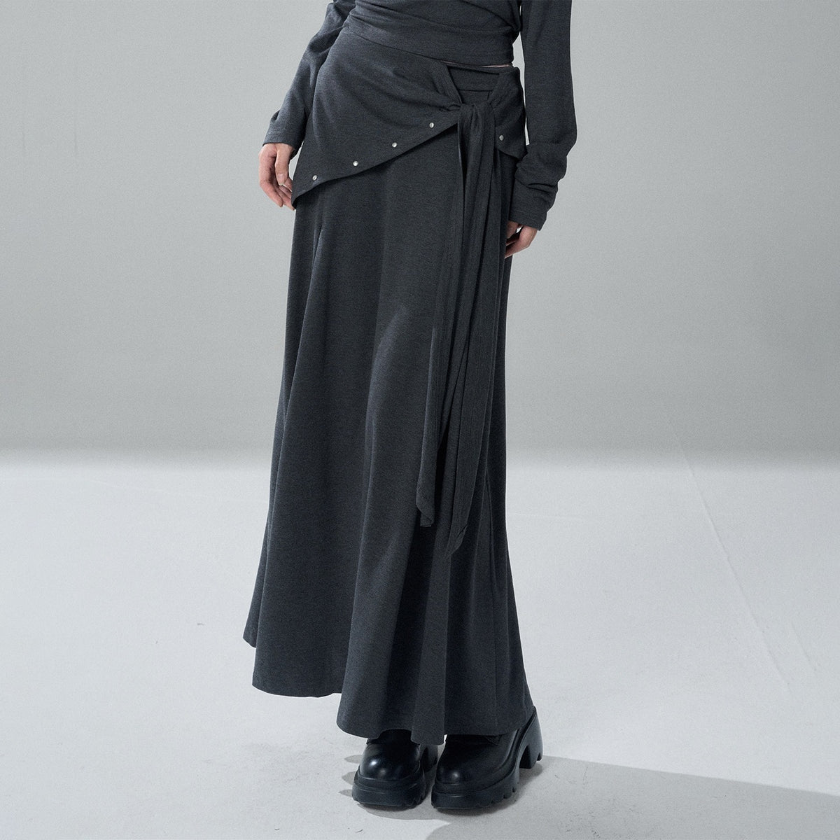 LADYGHOST_Riveted_One_Shoulder_Asymmetric_Hem_Solid_Women&