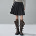 LADYGHOST_Striped_Barn_Jacket_Loose_Fit_Zip_Front_Women&