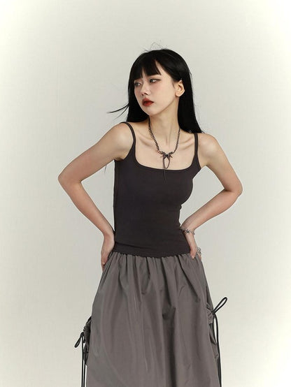 LADYGHOST Sweet Spicy American Small Strap Mini Top Versatile Sexy Women&