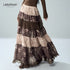 LADYGHOST_Vintage_Rose_Patchwork_High_Waist_A_Line_Women&