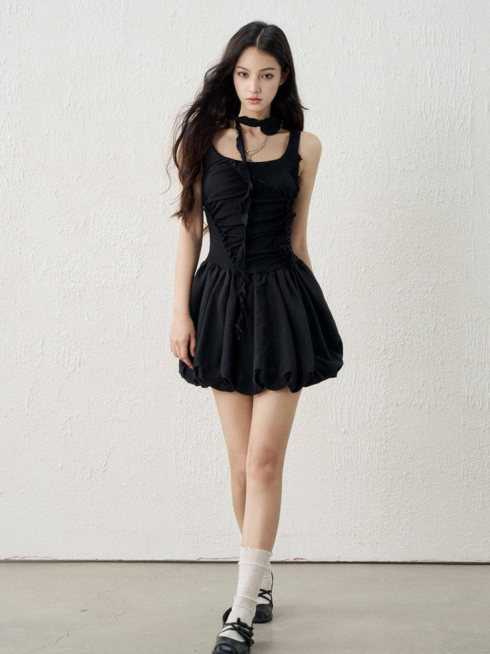 LADYGHOST White Ethereal Ballerina Puff Bouffant Women&