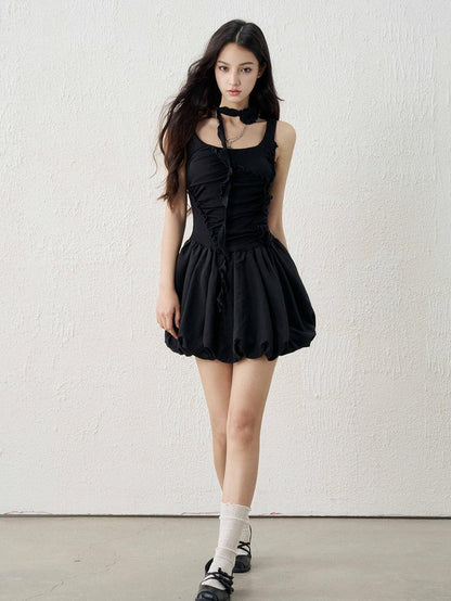 LADYGHOST White Ethereal Ballerina Puff Bouffant Women&