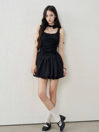 LADYGHOST White Ethereal Ballerina Puff Bouffant Women&