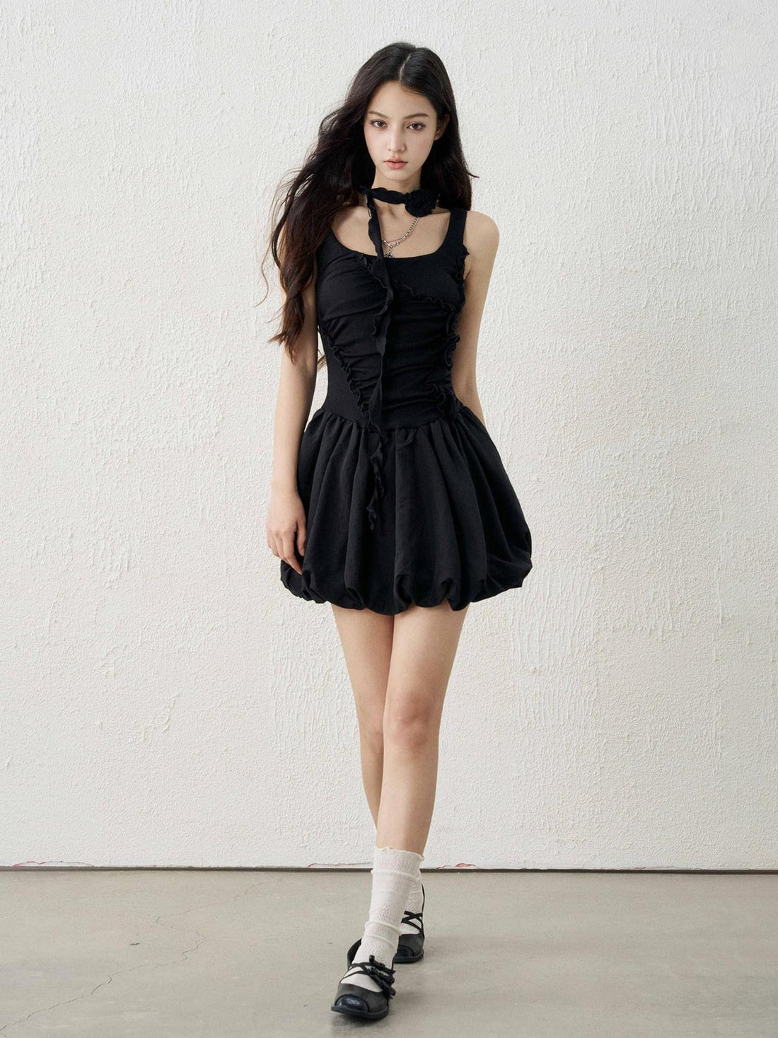 LADYGHOST White Ethereal Ballerina Puff Bouffant Women&