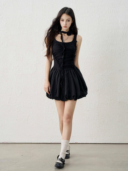 LADYGHOST White Ethereal Ballerina Puff Bouffant Women&