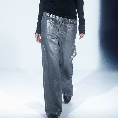 LYUOCHENG_Aged_Wash_Silver_Structural_Low_Rise_Flared_Jeans_MISSTT