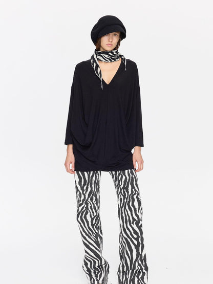 LYUOCHENG Animal Print Casual Mid Low Rise Women&