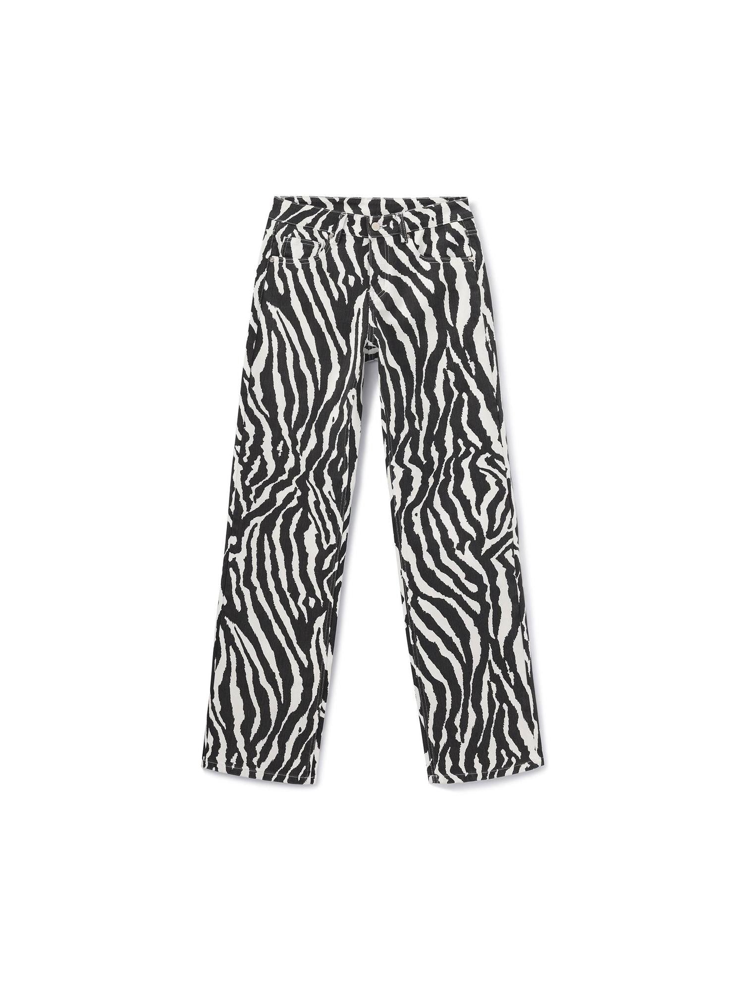 LYUOCHENG Animal Print Casual Mid Low Rise Women&
