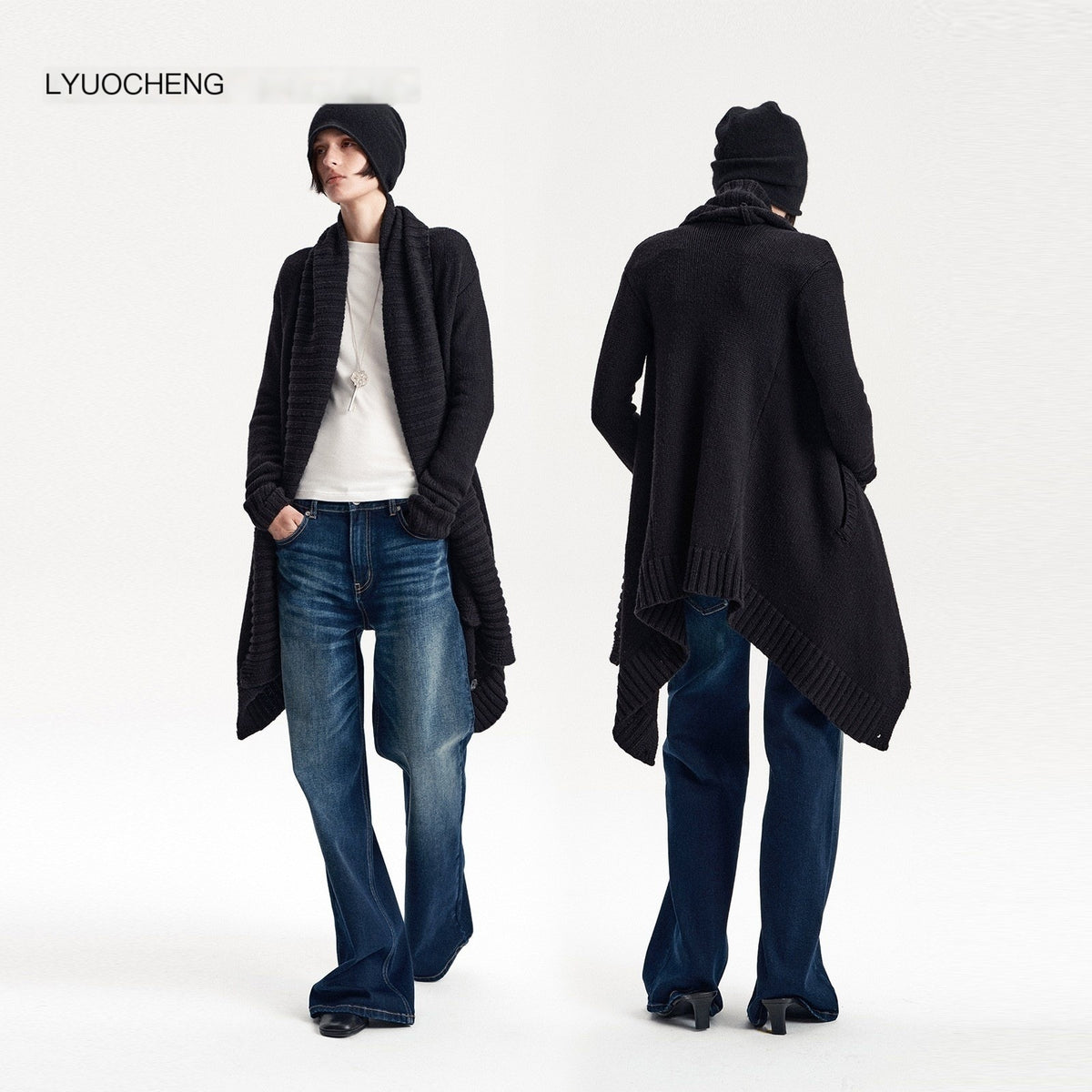 LYUOCHENG_Asymmetric_Irregular_British_Vintage_Reversible_Women&